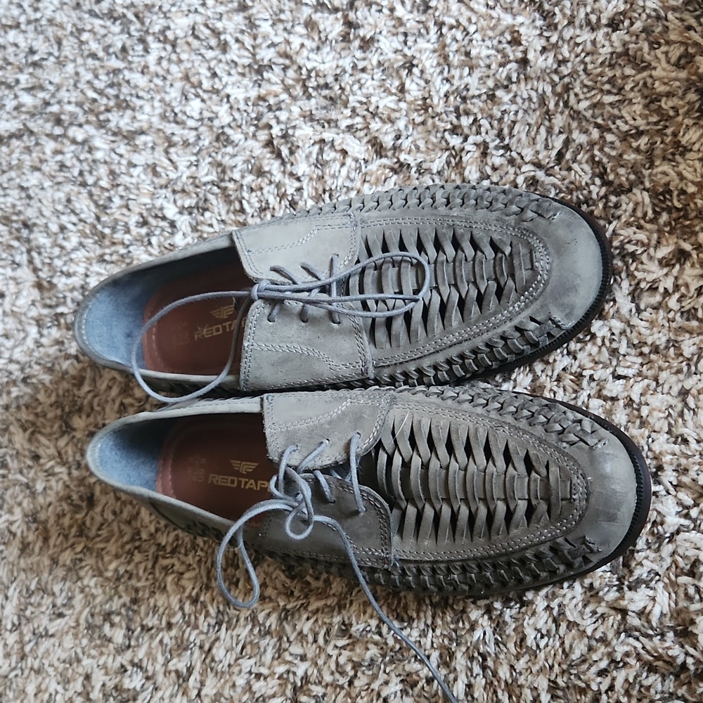 ASOS Red Tape Tassel suede Woven Loafers size 9